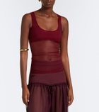 Nensi Dojaka Semi-sheer tank top