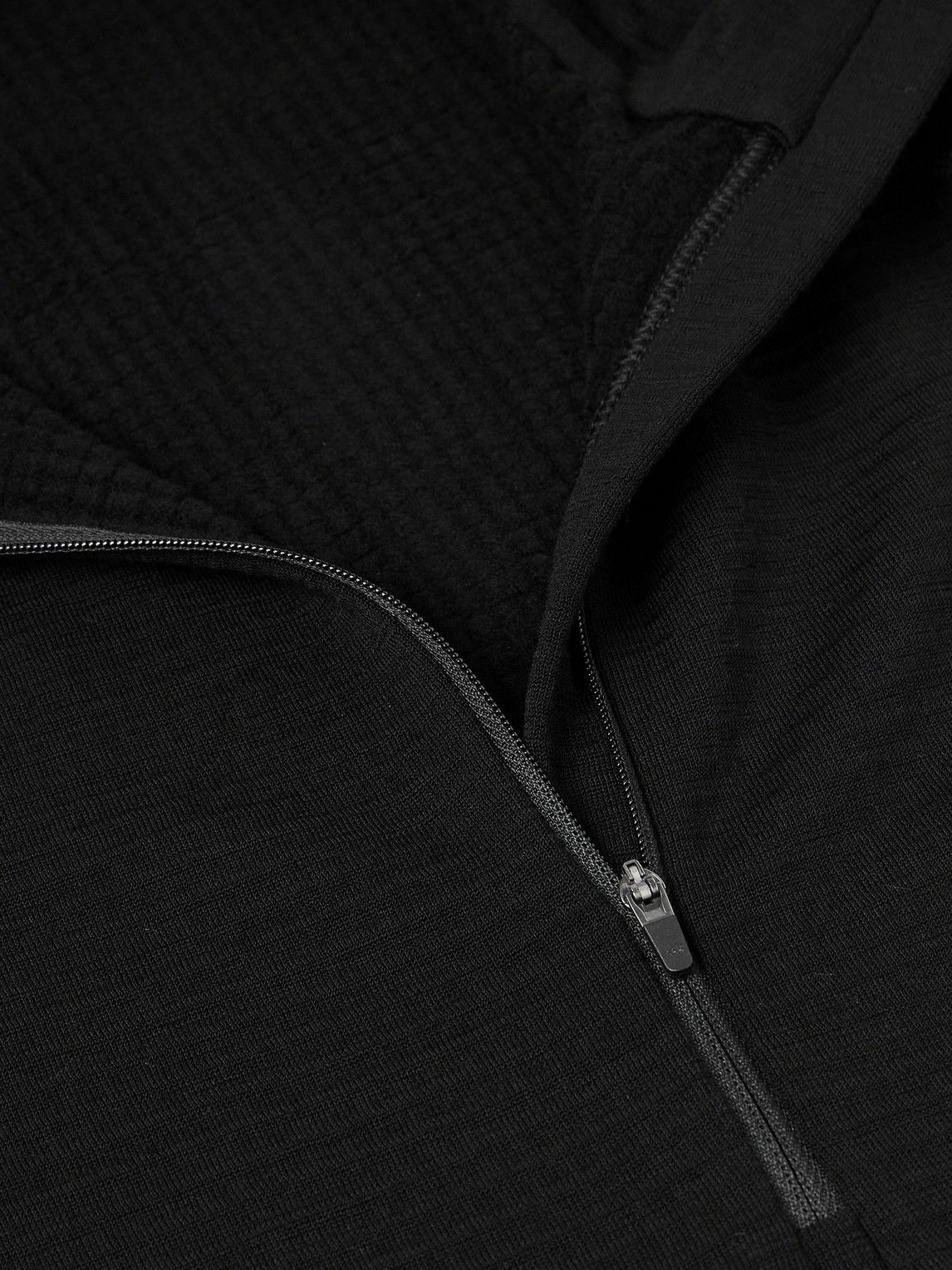Houdini - Desoli Solid Merino™ Half-Zip Ski Base Layer - Black