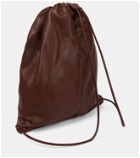 The Row Leather backpack