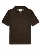 NN07 - Bernhard Linen Polo Shirt - Brown