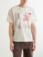 424 - I Love 424 Printed Cotton-Jersey T-Shirt - Neutrals
