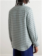 Thom Browne - Checked Cotton-Tweed Shirt Jacket - Blue