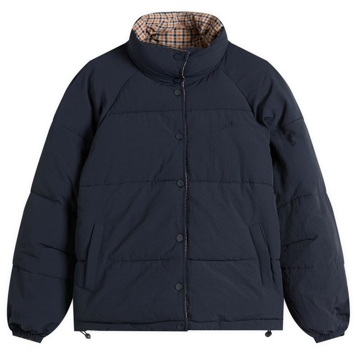 Photo: Damson Madder Women's Reversible Opal Puffer Jacket in Navy