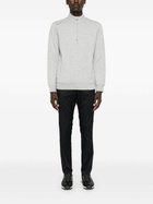 RLX Ralph Lauren Grey Quilted Half-Zip Sweatshirt