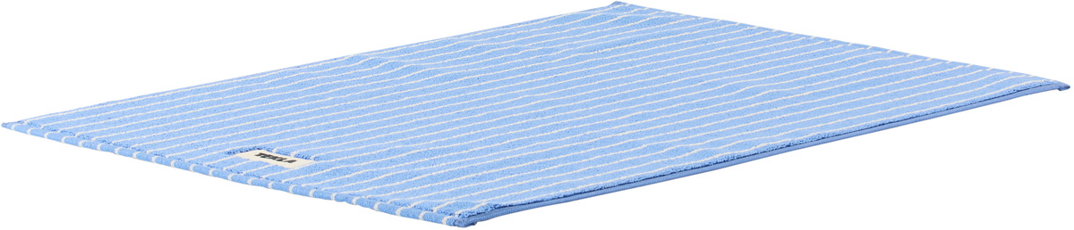 Tekla Blue Terry Bath Mat