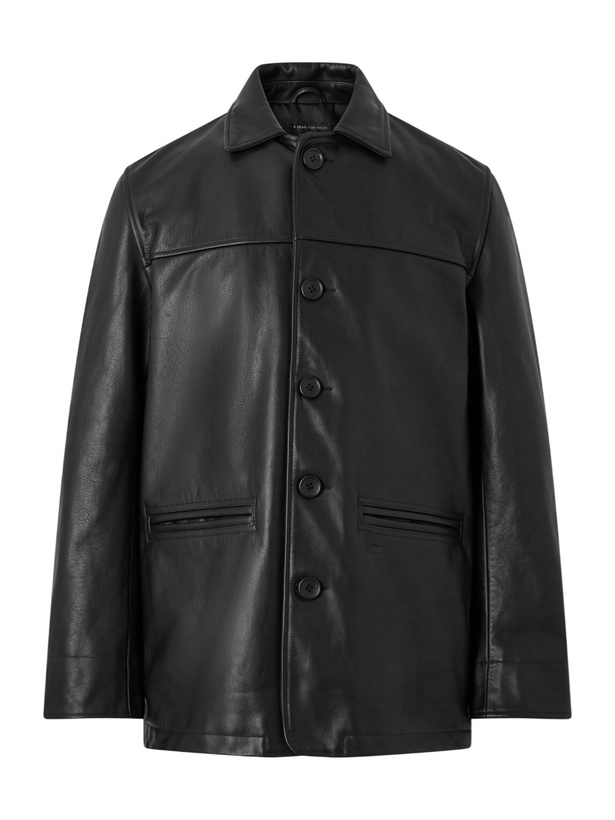 Photo: Golden Bear - European Aniline Leather Jacket - Black