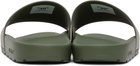 Off-White Khaki Bookish Slides