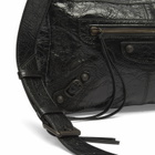 Balenciaga Men's Le City Moto Leather Bag in Black 