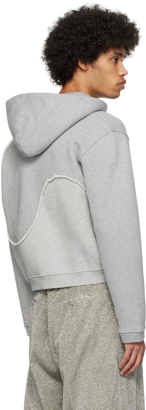 ERL Gray Swirl Hoodie
