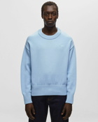 Ami Paris Adc Crewneck Sweater Blue - Mens - Sweatshirts