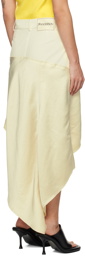JW Anderson Off-White Asymmetric Midi Skirt