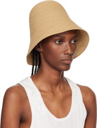 TOTEME Beige Paper Sun Bucket Hat