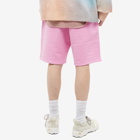 AMI Men's Small A Heart Shorts in Candy Pink