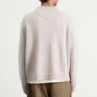 Bram's Fruit Men's Garden Hose Crewneck Knit in Grey Melange