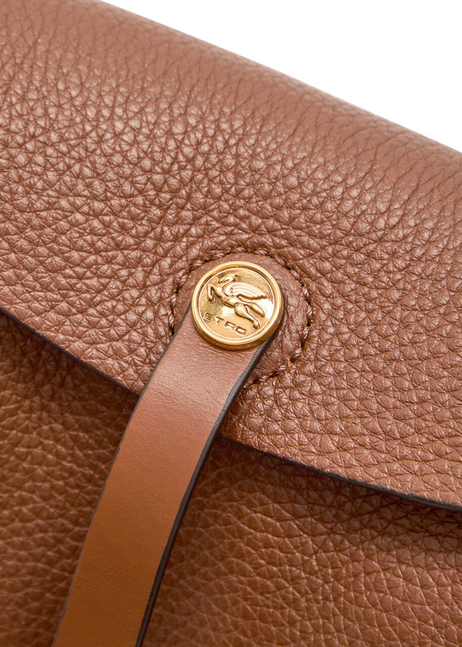 Etro Pony Leather Cross-body bag - Brown - One Size