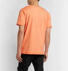 Moncler Genius - 6 Moncler 1017 ALYX 9SM Logo-Print Cotton-Jersey T-Shirt - Orange