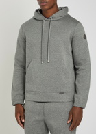 Moncler Logo Cotton-blend Sweatshirt Grey