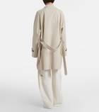 The Row Amaya belted cotton car coat