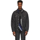 Diesel Red Tag Black Glenn Martens Edition Denim Jacket