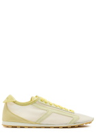 Jacquemus Les Tennis Panelled Mesh Sneakers Yellow