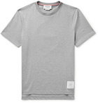 Thom Browne - Printed Cotton-Jersey T-Shirt - Gray