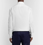 Hugo Boss - White Double-Cuff Cotton-Piqué Shirt - White
