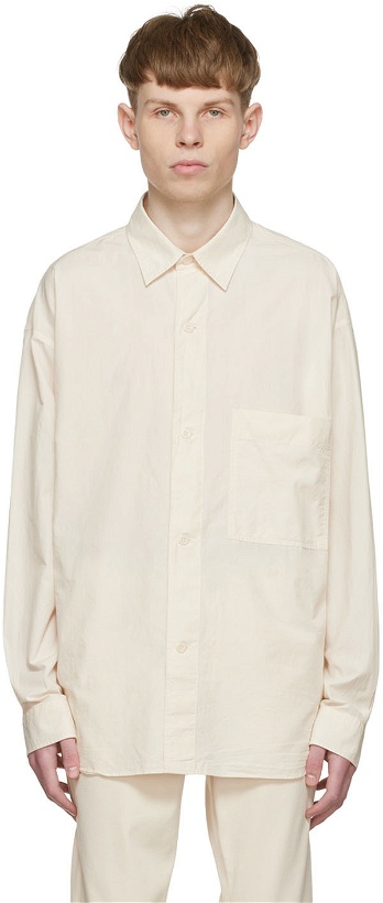 Photo: MHL by Margaret Howell Off-White Organic Cotton Shirt