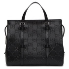 Gucci Black Gucci Signature Weekender Tote