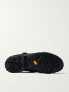 ROA - Loie Mesh-Trimmed Nubuck Sneakers - Black