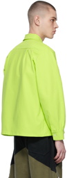 Rhude SSENSE Exclusive Green Neon Shirt