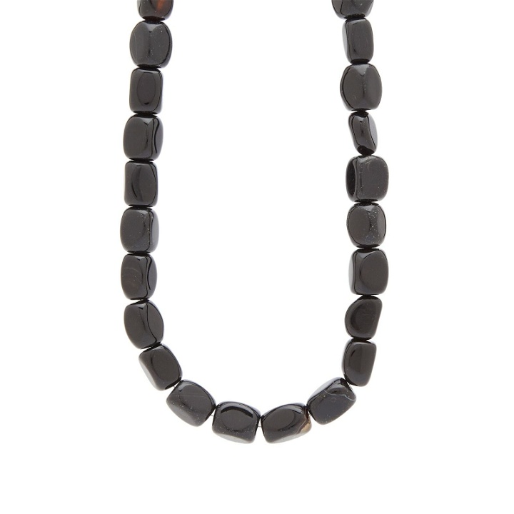 Photo: Dries Van Noten Men's Semi-Precious Stone Necklace in Black