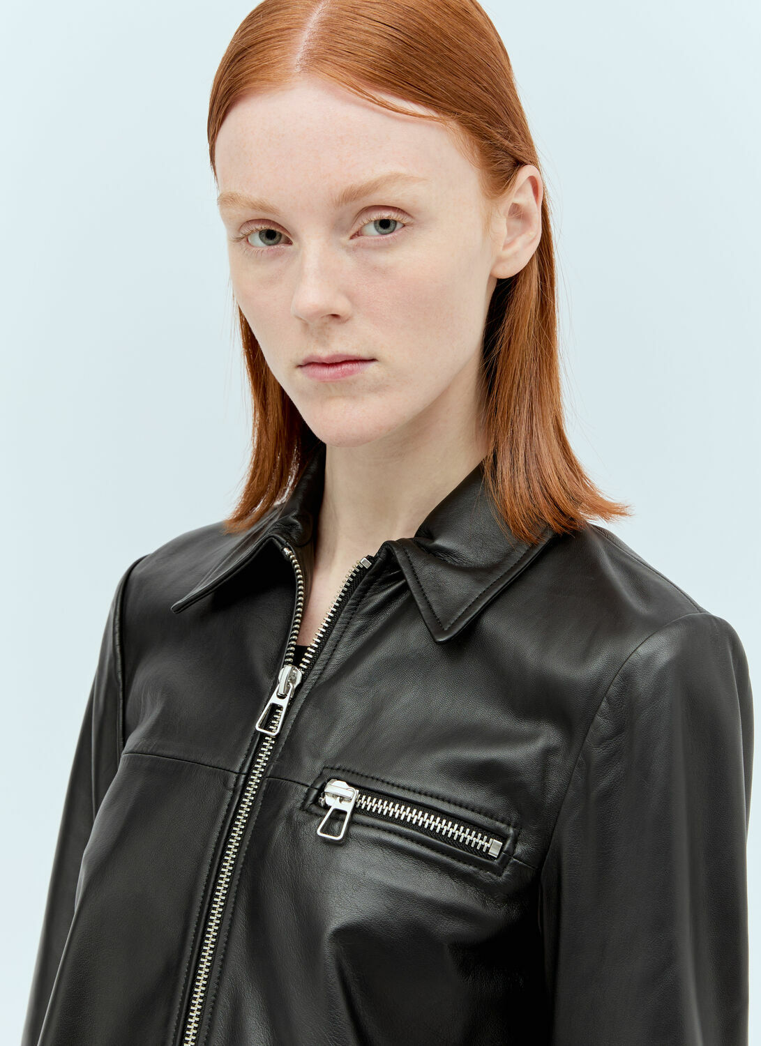 Sportmax Nappa Leather Jacket