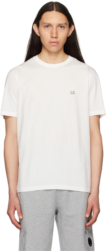 Photo: C.P. Company White Printed T-Shirt