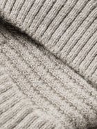 Inis Meáin - Moss Ribbed Baby Alpaca Sweater - Neutrals