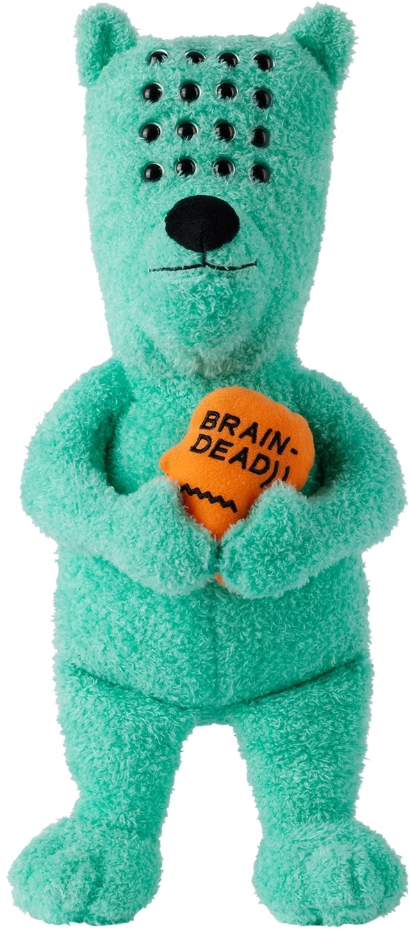 Brain Dead Kids Blue Teddy Bear Plush Toy Brain Dead