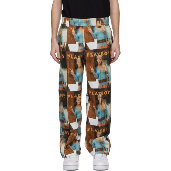 Photo: Soulland Multicolor Playboy Edition Corduroy Fawna Trousers