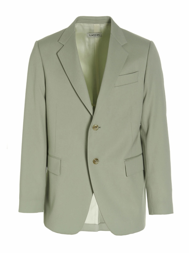 Photo: Lanvin Single-breasted Wool Blazer