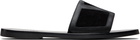Valentino Garavani Black Viva Superstar Slide Sandals