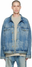 Fear of God ESSENTIALS Blue Trucker Denim Jacket