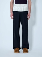 Dries Van Noten Drawstring Wide-Leg Trousers