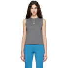 FLORE FLORE SSENSE Exclusive Gray Jess Tank Top