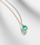 Pomellato Nudo Classic 18kt rose and white gold necklace with gemstones
