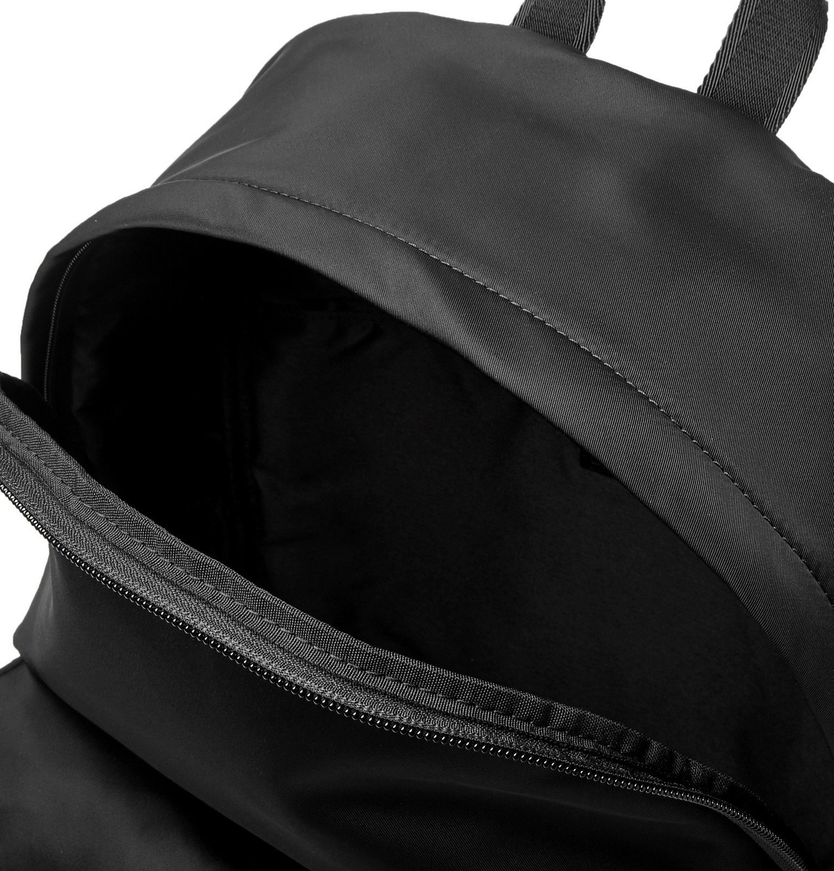 Hugo Boss - Meridian Textured Leather-Trimmed Nylon Backpack - Black ...