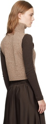 LESET Beige Zoe Turtleneck