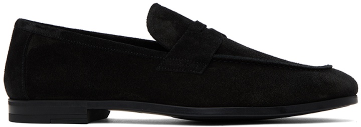 Photo: TOM FORD Black Sean Twisted Band Loafers
