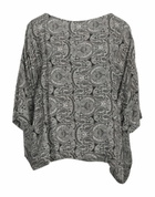 Manila Grace Womens Top in Black