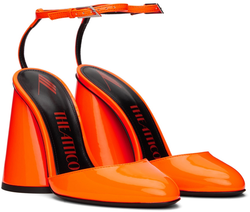 the attico orange heels