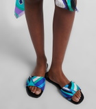Pucci Yummy Iride twill slides