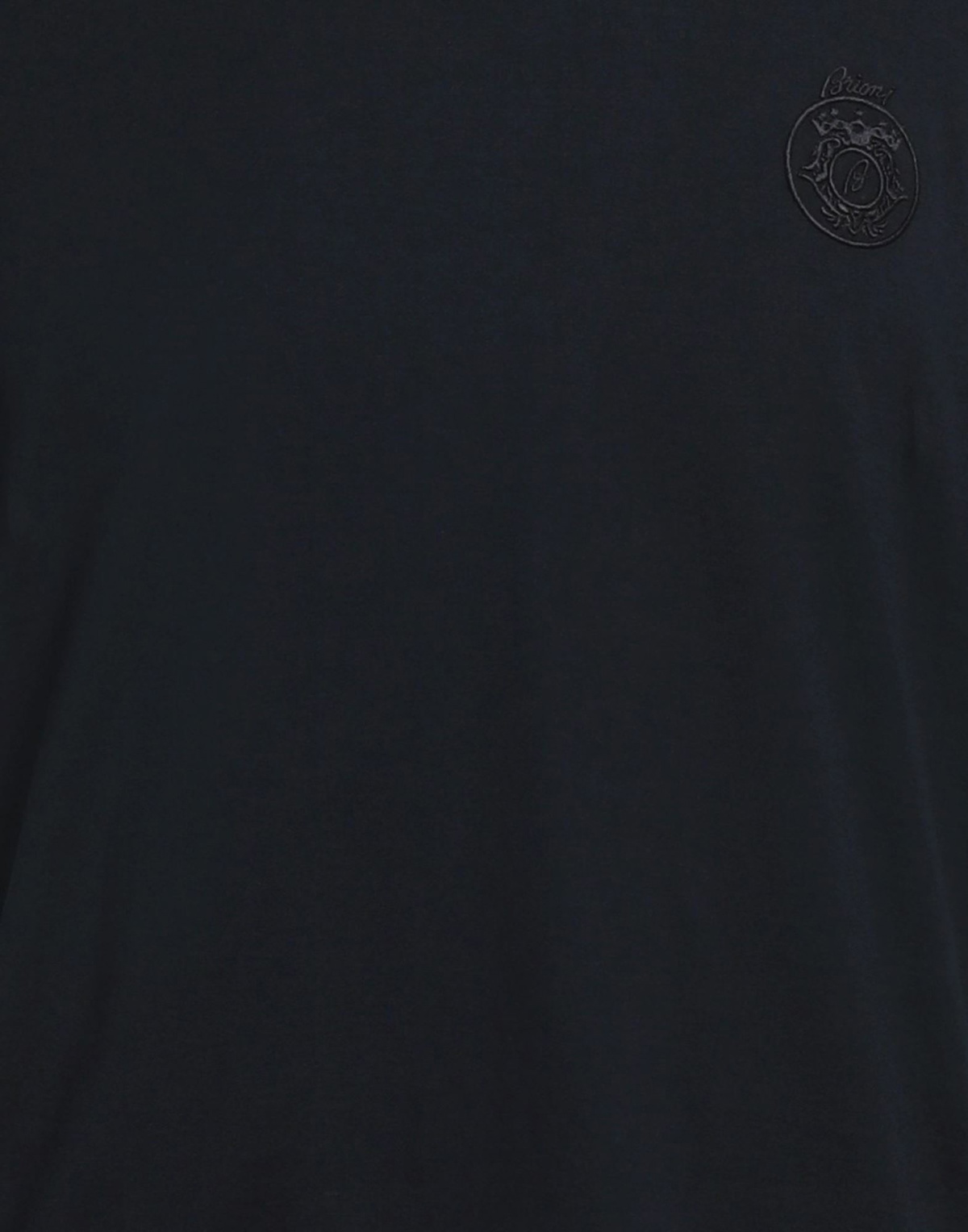 Brioni Mens T-shirt Midnight in Blue