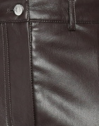 Nanushka Womens Mini skirt Dark in Brown